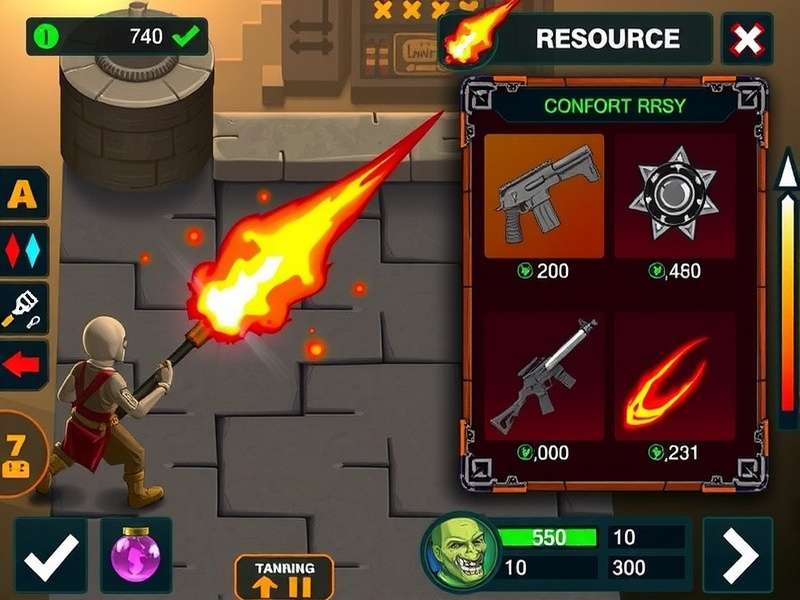 Zombie Deluge Frenzy weapon customization screen
